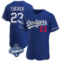 Cooneas LA.Dodgers #23 Kyle Tucker Player Royal World Series Meet Limited Elite Home Stitched Jerseys