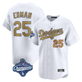 Cooneas LA.Dodgers #25 Tommy Edman Player Gold World Series Meet Collection Limited Home Stitched Jerseys