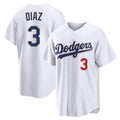 Cooneas LA.Dodgers #3 Edwin D¡§aaz Player Gold White 2026 Collection Stadium Limited Stitched Jerseys