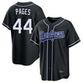 Cooneas LA.Dodgers #44 Andy Pages Player Black Carbon Limited Home Stitched Jerseys