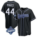 Cooneas LA.Dodgers #44 Andy Pages Player Black World Series Meet Carbon Limited Home Stitched Jerseys