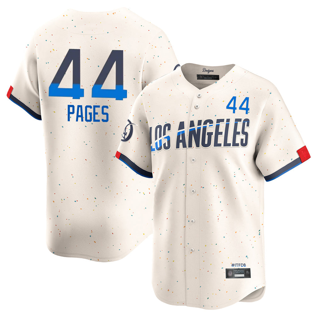 Cooneas LA.Dodgers #44 Andy Pages Player Cream City Connect Limited Home Stitched Jerseys
