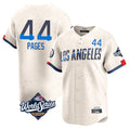 Cooneas LA.Dodgers #44 Andy Pages Player Cream World Series City Connect Limited Home Stitched Jerseys