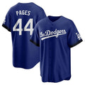 Cooneas LA.Dodgers #44 Andy Pages Player Royal City Connect Home Game Stitched Jerseys