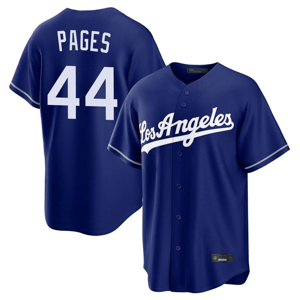 Cooneas LA.Dodgers #44 Andy Pages Player Royal Game Stitched Jerseys