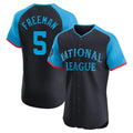 Cooneas LA.Dodgers #5 Freddie Freeman Player Black National League All-Star Limited Elite Home Stitched Jerseys