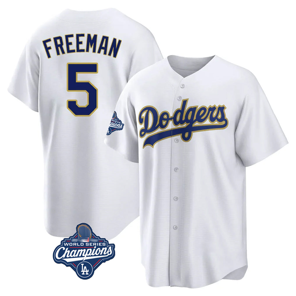 Cooneas LA.Dodgers #5 Freddie Freeman Player White World Series Meet White 2026 Collection Stadium Game Stitched Jerseys