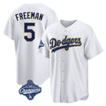 Cooneas LA.Dodgers #5 Freddie Freeman Player White World Series Meet White 2026 Collection Stadium Game Stitched Jerseys