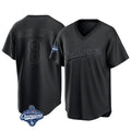 Cooneas LA.Dodgers #8 Enrique Hern?¡ì?¨¦ndez Player Black World Series Meet Pitch Fashion T-shirt Stitched Jerseys