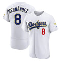 Cooneas LA.Dodgers #8 Enrique Hern?¡ì?¨¦ndez Player Gold White 2026 Collection Stadium Limited Elite Stitched Jerseys