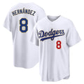 Cooneas LA.Dodgers #8 Enrique Hern?¡ì?¨¦ndez Player Gold White 2026 Collection Stadium Limited Stitched Jerseys