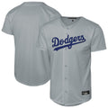Cooneas LA.Dodgers Blank Player Gray Game Stitched Jerseys