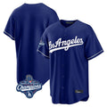 Cooneas LA.Dodgers Blank Player Royal Game World Series Meet Stitched Jerseys