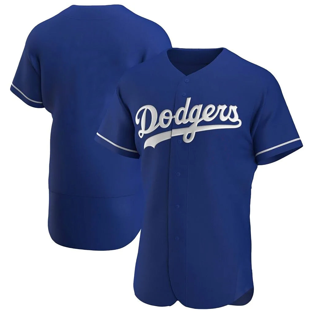 Cooneas LA.Dodgers Blank Player Royal Limited Elite Home Stitched Jerseys