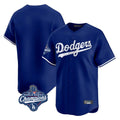 Cooneas LA.Dodgers Blank Player Royal Limited Home World Series Meet Stitched Jerseys
