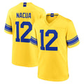 Cooneas LA.Rams #12 Puka Nacua Player Gold Classic Sol Home Game Stitched Jerseys