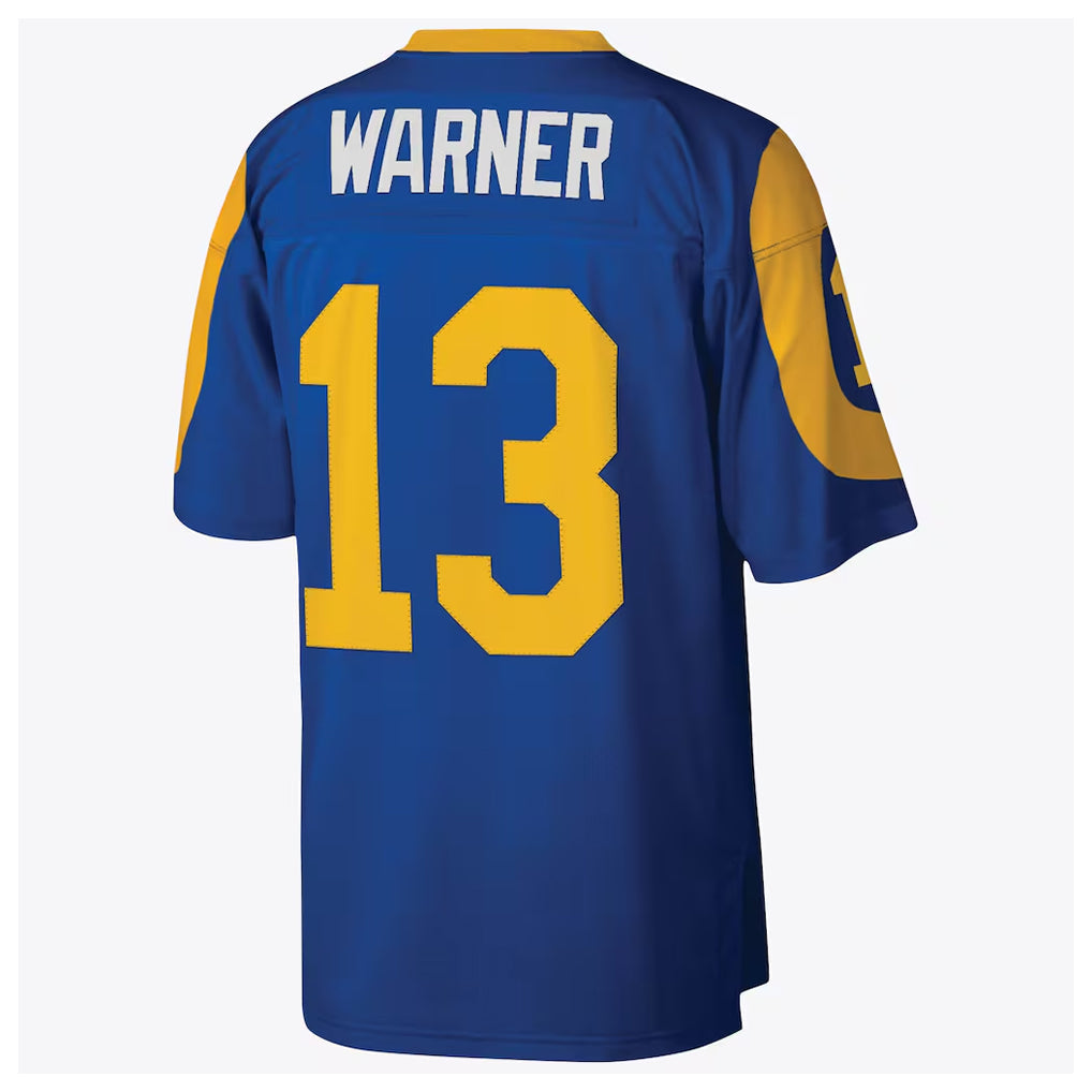 Cooneas LA.Rams #13 Kurt Warner Player Royal Mitchell & Ness Legacy Retired Limited Stitched Jerseys