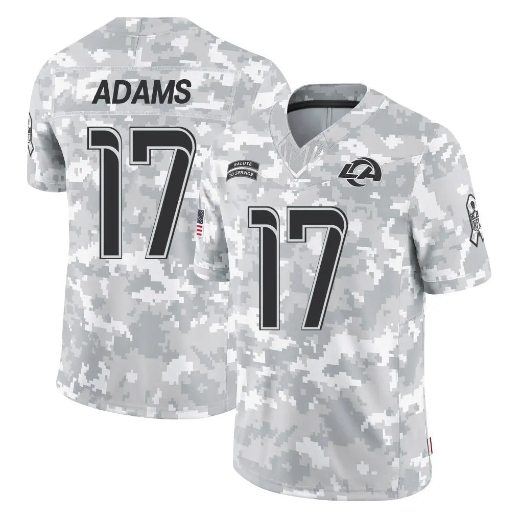 Cooneas LA.Rams #17 Davante Adams Player Arctic Camo Salute To Service Limited Game Stitched Jerseys