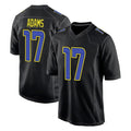 Cooneas LA.Rams #17 Davante Adams Player Black Fashion Limited Home Game Stitched Jerseys