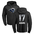 Cooneas LA.Rams #17 Davante Adams Player Black Pullover Hoodie Limited Game Stitched Jerseys