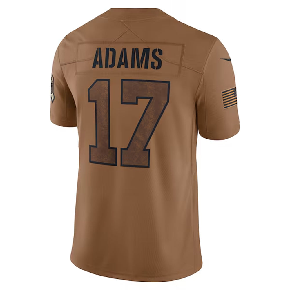 Cooneas LA.Rams #17 Davante Adams Player Brown Salute To Service Limited Stitched Jerseys