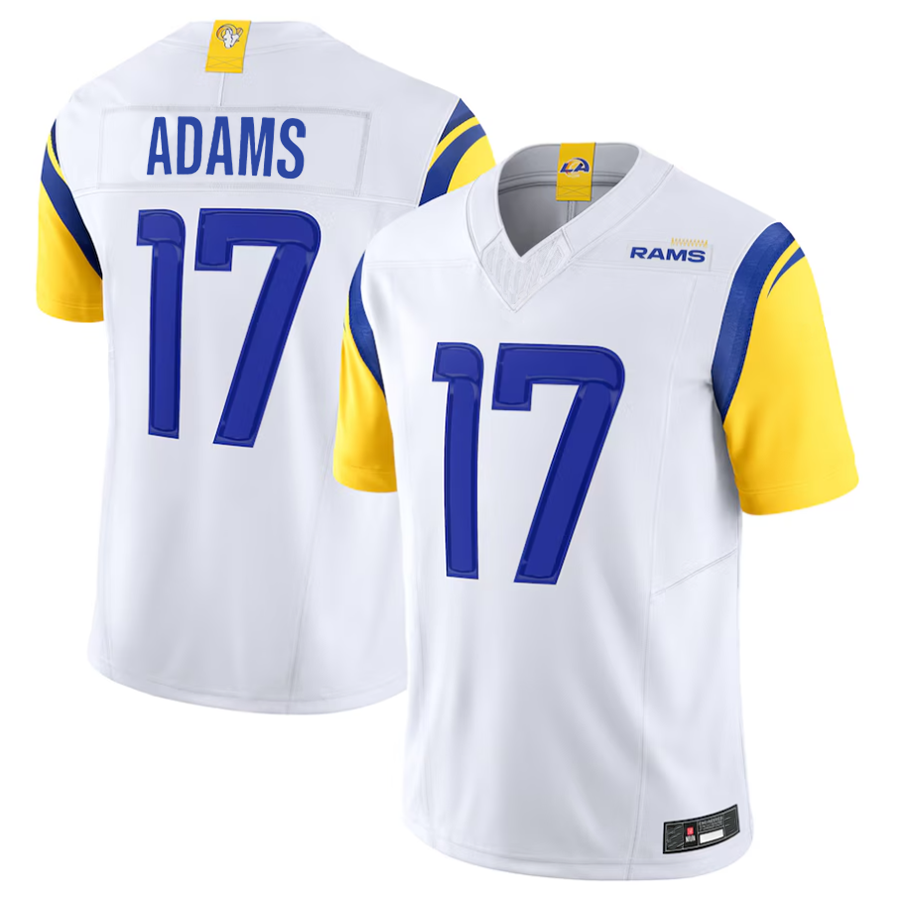 Cooneas LA.Rams #17 Davante Adams Player White F.U.S.E. Limited Stitched Jerseys