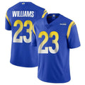 Cooneas LA.Rams #23 Kyren Williams Player Royal Limited Vapor Untouchable Home Game Stitched Jerseys