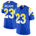 Cooneas LA.Rams #23 Kyren Williams Player Royal Rivalries Vapor Limited Home Game Stitched Jerseys