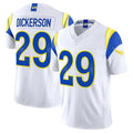 Cooneas LA.Rams #29 Eric Dickerson Player White Rivalries Vapor Limited Home Game Stitched Jerseys