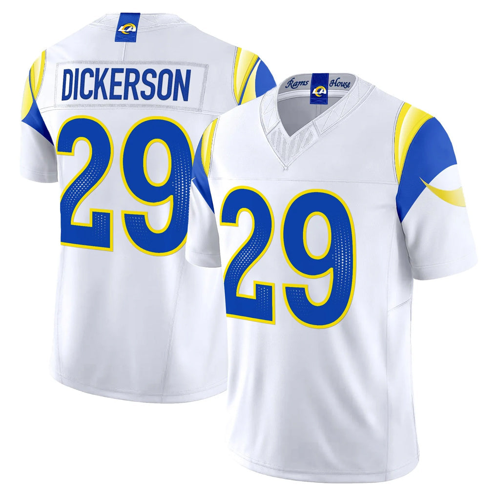 Cooneas LA.Rams #29 Eric Dickerson Player White Rivalries Vapor Limited Home Game Stitched Jerseys