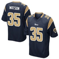 Cooneas LA.Rams #35 Jaylen Watson Player Navy Home Game Stitched Jerseys