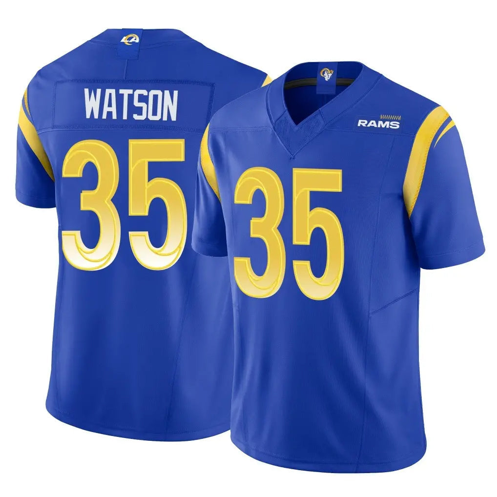 Cooneas LA.Rams #35 Jaylen Watson Player Royal Limited Vapor F.U.S.E. Home Game Stitched Jerseys