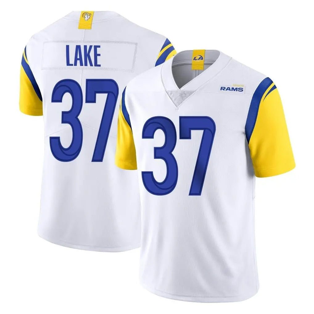 Cooneas LA.Rams #37 Quentin Lake Player White Limited Vapor Untouchable Home Game Stitched Jerseys