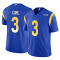 Cooneas LA.Rams #3 Kam Curl Player Royal Limited Vapor F.U.S.E. Home Game Stitched Jerseys