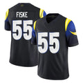 Cooneas LA.Rams #55 Braden Fiske Player Black Midnight Rivalries Collection Limited Home Game Stitched Jerseys