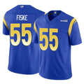 Cooneas LA.Rams #55 Braden Fiske Player Royal Limited Vapor F.U.S.E. Home Game Stitched Jerseys
