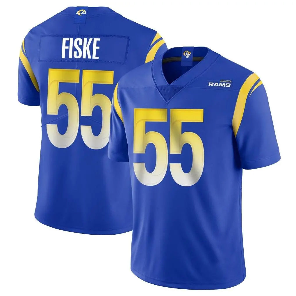 Cooneas LA.Rams #55 Braden Fiske Player Royal Limited Vapor Untouchable Home Game Stitched Jerseys