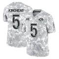 Cooneas LA.Rams #5 Kamren Kinchens Player Arctic Camo Salute To Service Limited Game Stitched Jerseys