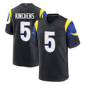 Cooneas LA.Rams #5 Kamren Kinchens Player Black Midnight Rivalries Collection Home Game Stitched Jerseys