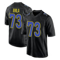 Cooneas LA.Rams #73 Steve Avila Player Black Fashion Limited Home Game Stitched Jerseys