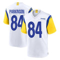 Cooneas LA.Rams #84 Colby Parkinson Player White Home Game Stitched Jerseys