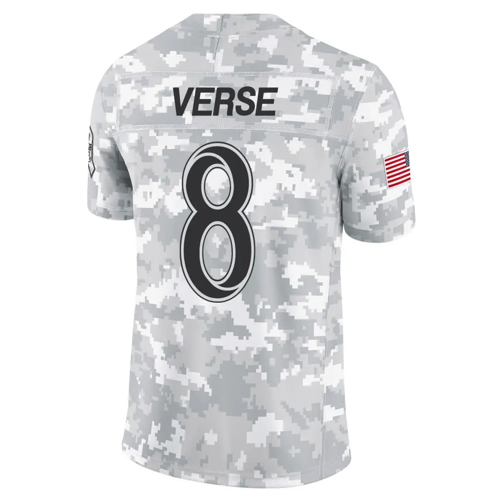 Cooneas LA.Rams #8 Jared Verse Player Arctic Camo Salute to Service Limited Stitched Jerseys