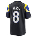 Cooneas LA.Rams #8 Jared Verse Player Midnight Blue Rivalries Collection Game Stitched Jerseys