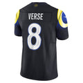 Cooneas LA.Rams #8 Jared Verse Player Midnight Blue Rivalries Collection Vapor Limited Stitched Jerseys