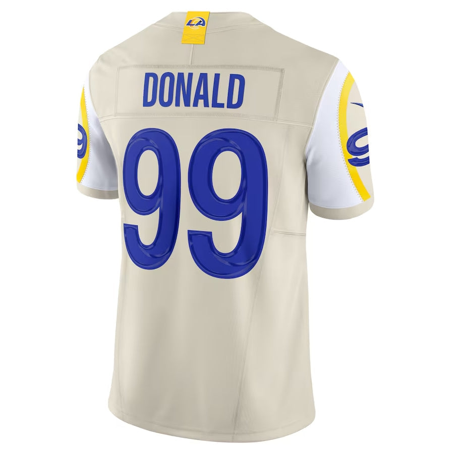 Cooneas LA.Rams #99 Aaron Donald Alternate Vapor F.U.S.E. Limited Jersey - Bone Stitched Jerseys
