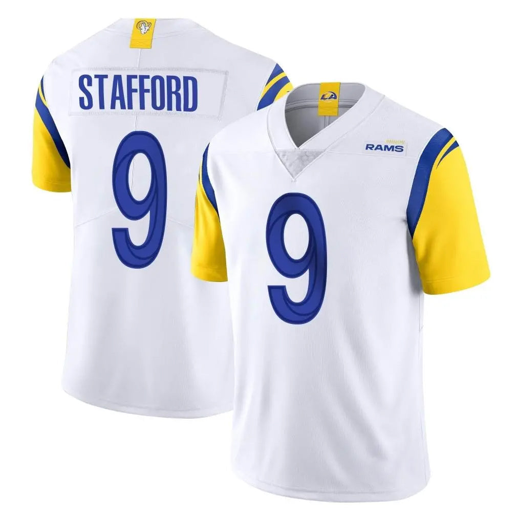 Cooneas LA.Rams #9 Matthew Stafford Player White Limited Vapor Untouchable Home Game Stitched Jerseys