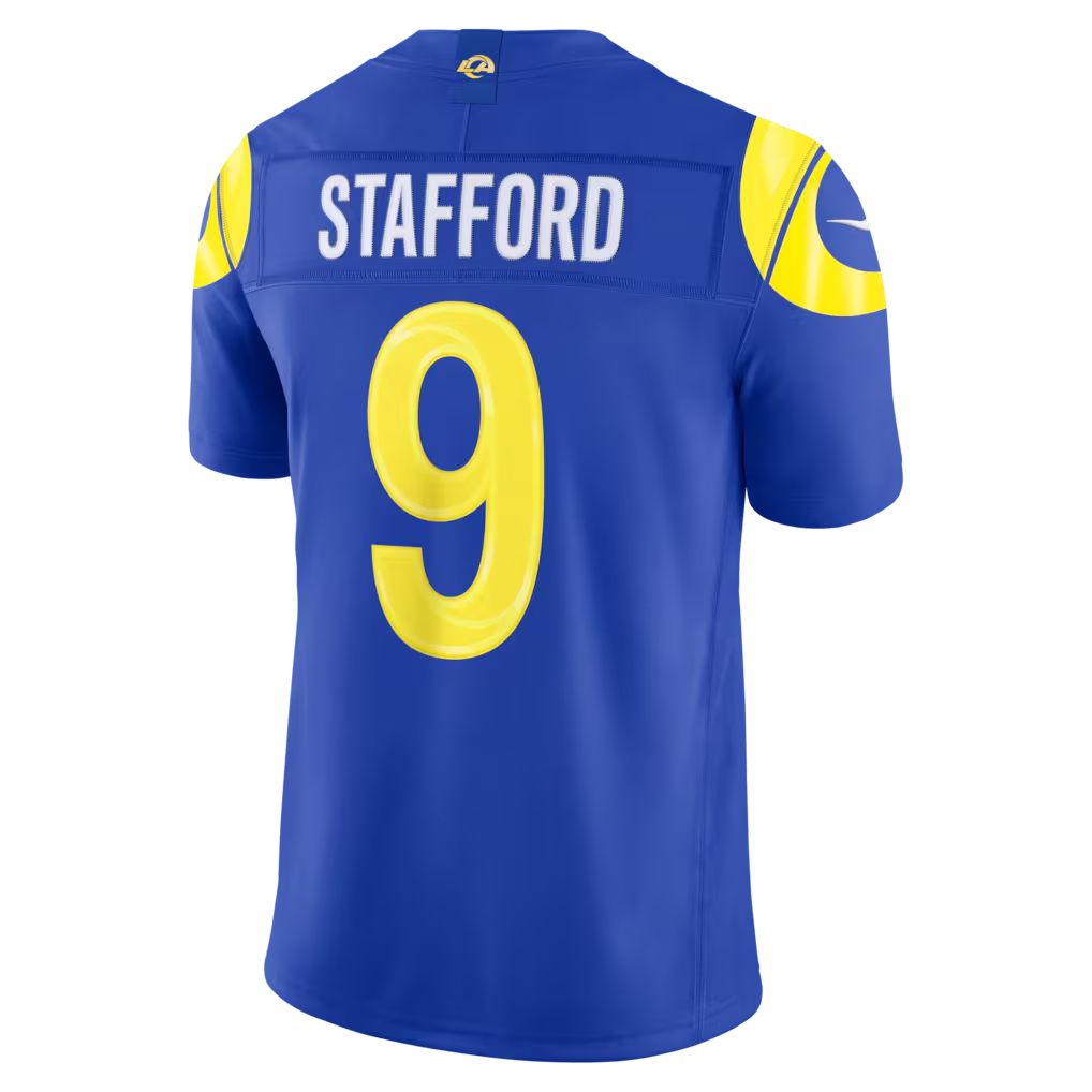 Cooneas LA.Rams #9 Matthew Stafford Royal Team Vapor F.U.S.E. Stitched Limited Jerseys