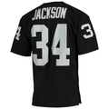 Cooneas LV.Raiders 1990 #34 Bo Jackson Mitchell & Ness Black Authentic Throwback Retired Player Stitched Puhic Jersey