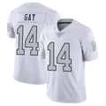 Cooneas LV.Raiders #14 Matt Gay Player White Limited Color Rush Home Game Stitched Jerseys