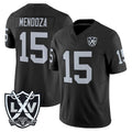 Cooneas LV.Raiders #15 Fernando Mendoza Player Black 2026 Vapor Limited Home Game Stitched Jerseys
